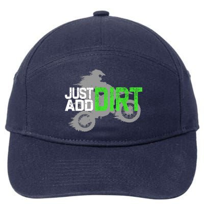 Motocross Funny Gift  Dirt Bike Dirtbike Gift 7-Panel Snapback Hat