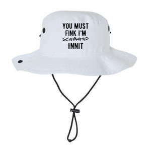 You Must Fink IM Schewpid Innit Funny British Accent Quote Legacy Cool Fit Booney Bucket Hat