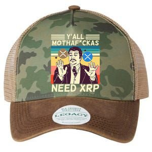 YAll Motha Fuckas Need Xrp Funny Crypto Currency Legacy Tie Dye Trucker Hat