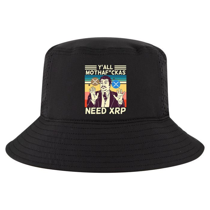 YAll Motha Fuckas Need Xrp Funny Crypto Currency Cool Comfort Performance Bucket Hat
