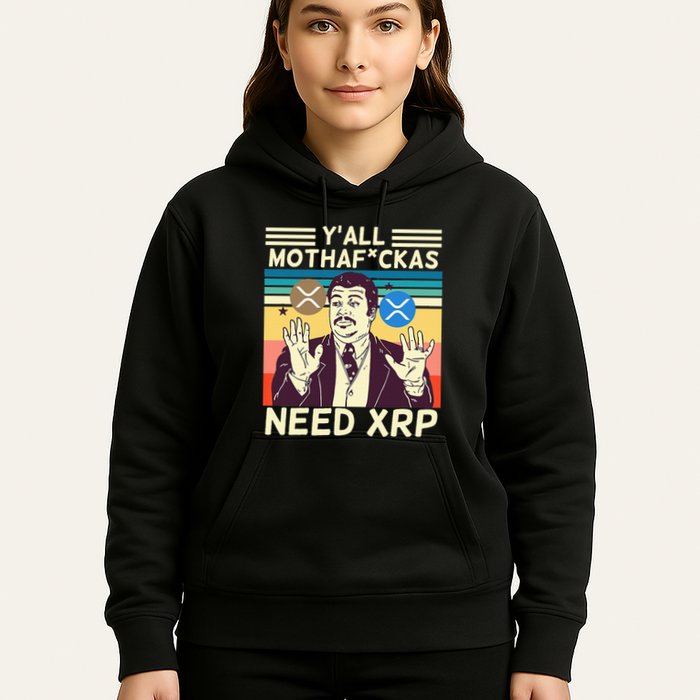 YAll Motha Fuckas Need Xrp Funny Crypto Currency Hoodie