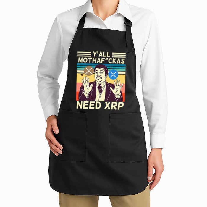 YAll Motha Fuckas Need Xrp Funny Crypto Currency Apron