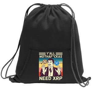 YAll Motha Fuckas Need Xrp Funny Crypto Currency Sweatshirt Cinch Pack Bag