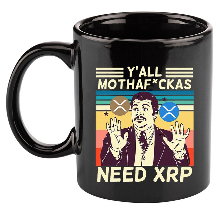 YAll Motha Fuckas Need Xrp Funny Crypto Currency 11oz C Handle Ceramic Mug