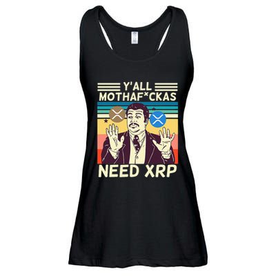 YAll Motha Fuckas Need Xrp Funny Crypto Currency Ladies Essential Flowy Tank