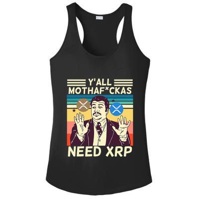 YAll Motha Fuckas Need Xrp Funny Crypto Currency Ladies PosiCharge Competitor Racerback Tank