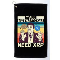 YAll Motha Fuckas Need Xrp Funny Crypto Currency Golf Towel