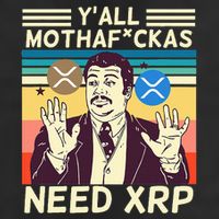 YAll Motha Fuckas Need Xrp Funny Crypto Currency Golf Towel