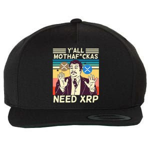 YAll Motha Fuckas Need Xrp Funny Crypto Currency Wool Snapback Cap