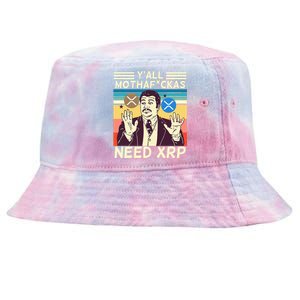 YAll Motha Fuckas Need Xrp Funny Crypto Currency Tie-Dyed Bucket Hat