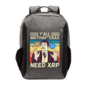 YAll Motha Fuckas Need Xrp Funny Crypto Currency Vector Backpack