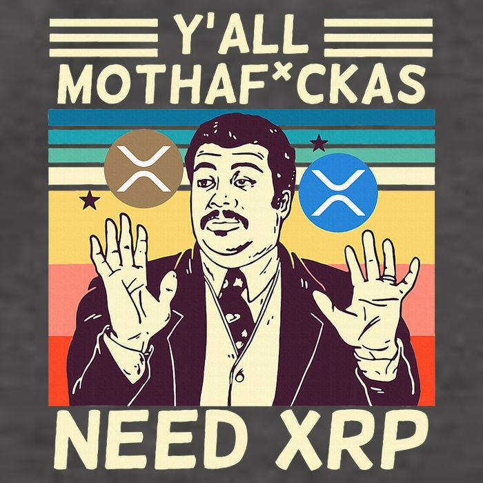 YAll Motha Fuckas Need Xrp Funny Crypto Currency Vector Backpack