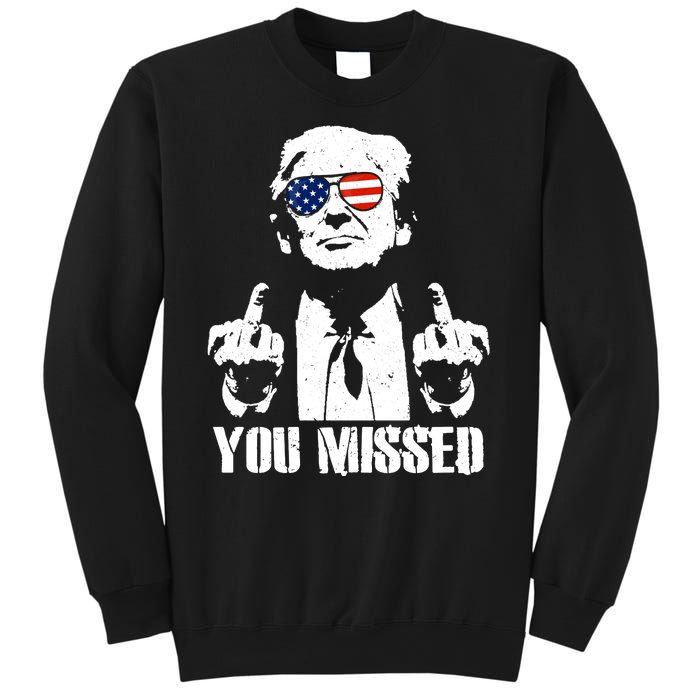 You Missed Finger Trump 2024 Take America Back Pennsylvania Rally Sweatshirt