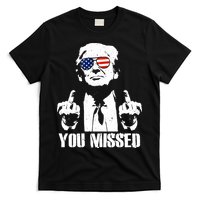You Missed Finger Trump 2024 Take America Back Pennsylvania Rally T-Shirt