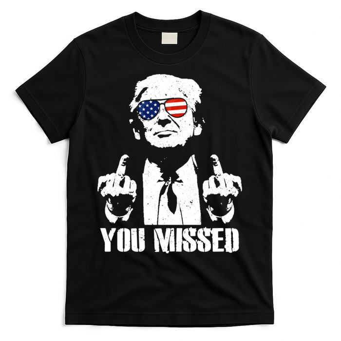 You Missed Finger Trump 2024 Take America Back Pennsylvania Rally T-Shirt