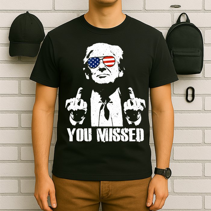 You Missed Finger Trump 2024 Take America Back Pennsylvania Rally T-Shirt