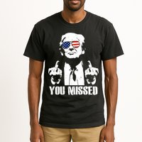 You Missed Finger Trump 2024 Take America Back Pennsylvania Rally Tall T-Shirt