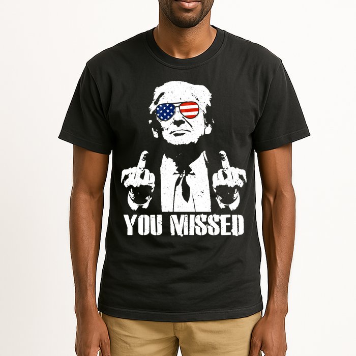 You Missed Finger Trump 2024 Take America Back Pennsylvania Rally Tall T-Shirt