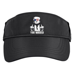 You Missed Finger Trump 2024 Take America Back Pennsylvania Rally Adult Drive Performance Visor