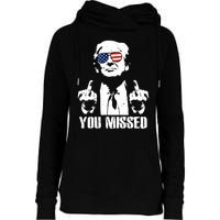 You Missed Finger Trump 2024 Take America Back Pennsylvania Rally Womens Funnel Neck Pullover Hood