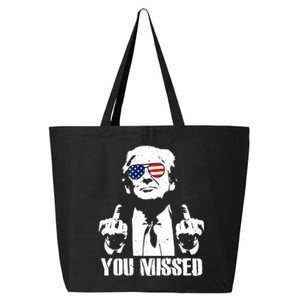 You Missed Finger Trump 2024 Take America Back Pennsylvania Rally 25L Jumbo Tote