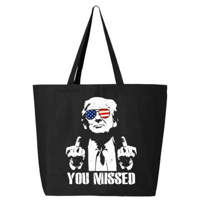 You Missed Finger Trump 2024 Take America Back Pennsylvania Rally 25L Jumbo Tote