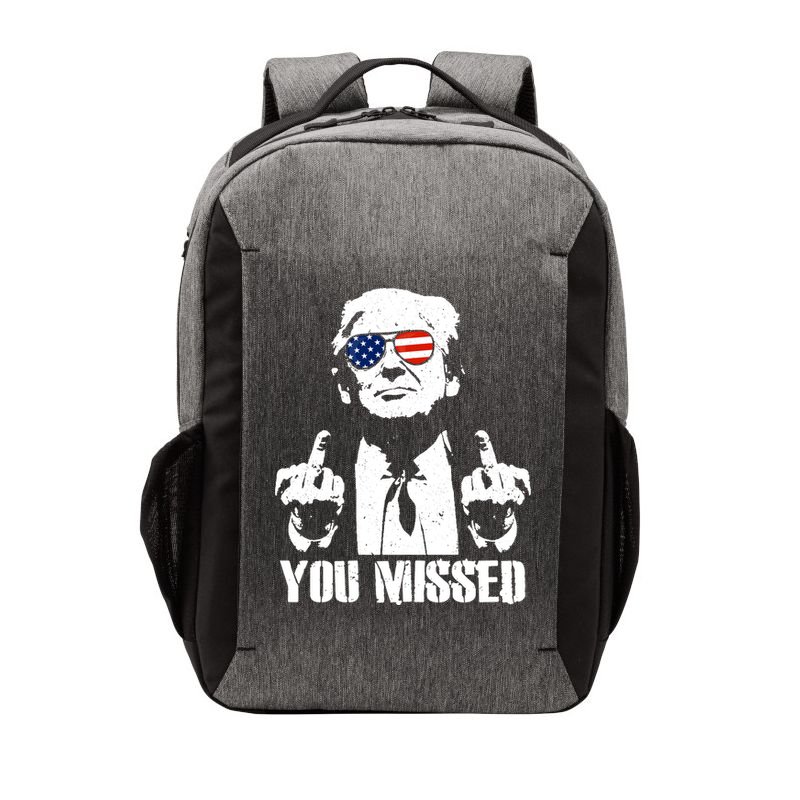 You Missed Finger Trump 2024 Take America Back Pennsylvania Rally Vector Backpack