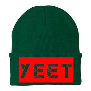 Yeet Meme Funny Gamer Millenial Slogan Ns Knit Cap Winter Beanie