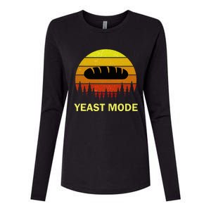 Yeast Mode Funny Bread Maker Pun Quote For Baking Bakers Womens Cotton Relaxed Long Sleeve T-Shirt