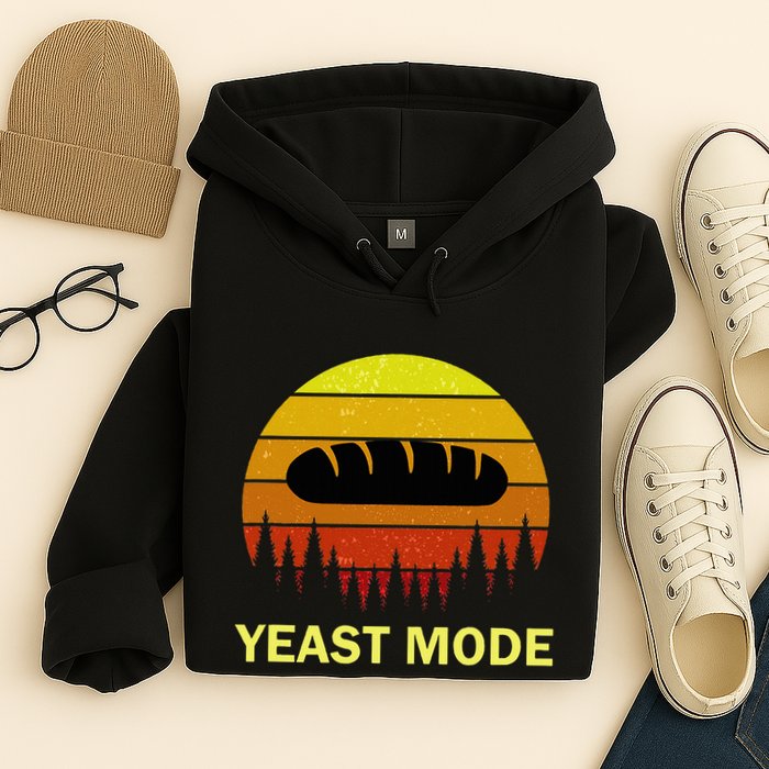 Yeast Mode Funny Bread Maker Pun Quote For Baking Bakers Hoodie