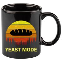 Yeast Mode Funny Bread Maker Pun Quote For Baking Bakers 11oz C Handle Ceramic Mug