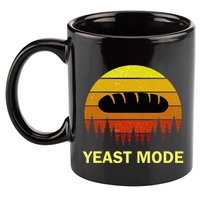 Yeast Mode Funny Bread Maker Pun Quote For Baking Bakers 11oz C Handle Ceramic Mug