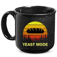 Yeast Mode Funny Bread Maker Pun Quote For Baking Bakers 15oz Campfire Ceramic Mug