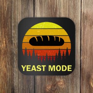 Yeast Mode Funny Bread Maker Pun Quote For Baking Bakers Coaster