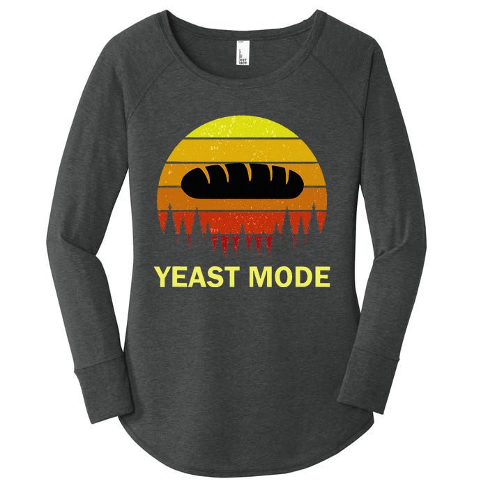 Yeast Mode Funny Bread Maker Pun Quote For Baking Bakers Women's Perfect Tri Tunic Long Sleeve Shirt