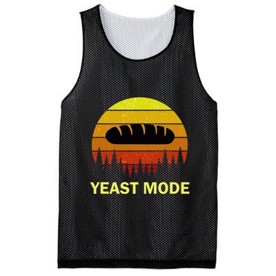 Yeast Mode Funny Bread Maker Pun Quote For Baking Bakers Mesh Reversible Basketball Jersey Tank