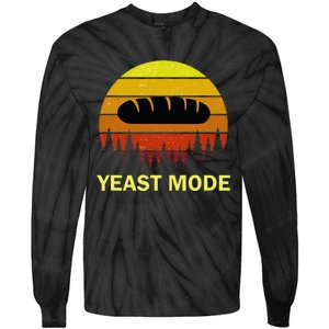 Yeast Mode Funny Bread Maker Pun Quote For Baking Bakers Tie-Dye Long Sleeve Shirt