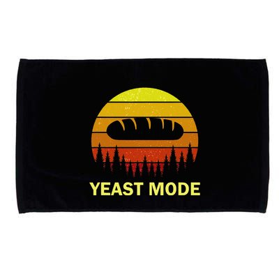 Yeast Mode Funny Bread Maker Pun Quote For Baking Bakers Microfiber Hand Towel
