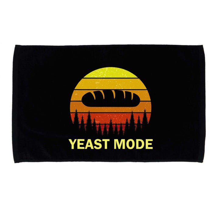 Yeast Mode Funny Bread Maker Pun Quote For Baking Bakers Microfiber Hand Towel