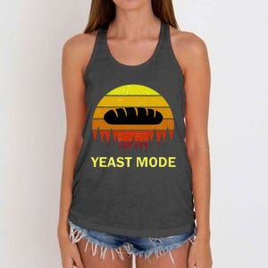 Yeast Mode Funny Bread Maker Pun Quote For Baking Bakers Women's Knotted Racerback Tank