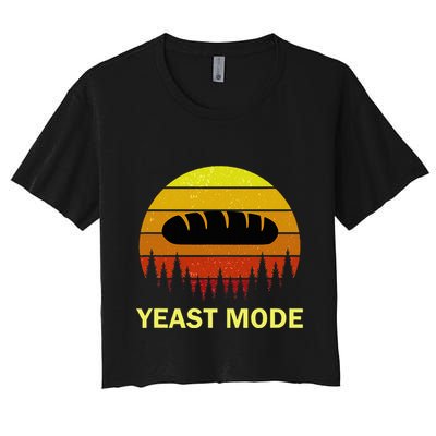Yeast Mode Funny Bread Maker Pun Quote For Baking Bakers Crop Top