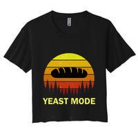 Yeast Mode Funny Bread Maker Pun Quote For Baking Bakers Crop Top