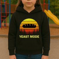 Yeast Mode Funny Bread Maker Pun Quote For Baking Bakers Kids Hoodie