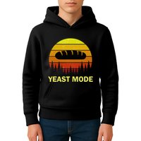 Yeast Mode Funny Bread Maker Pun Quote For Baking Bakers Kids Hoodie