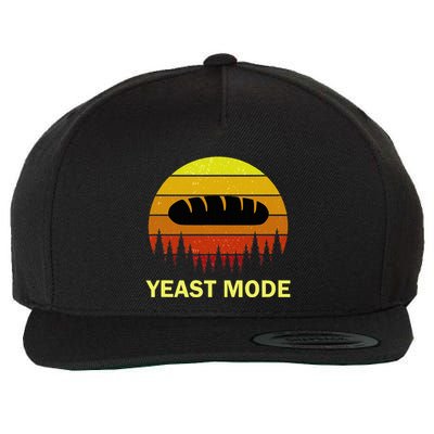 Yeast Mode Funny Bread Maker Pun Quote For Baking Bakers Wool Snapback Cap