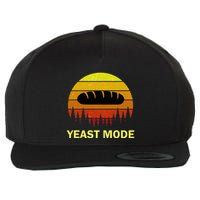 Yeast Mode Funny Bread Maker Pun Quote For Baking Bakers Wool Snapback Cap