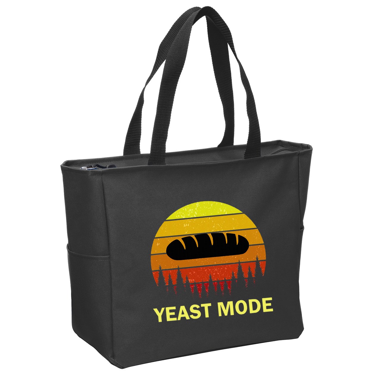 Yeast Mode Funny Bread Maker Pun Quote For Baking Bakers Zip Tote Bag