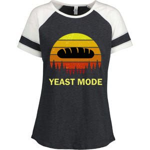 Yeast Mode Funny Bread Maker Pun Quote For Baking Bakers Enza Ladies Jersey Colorblock Tee