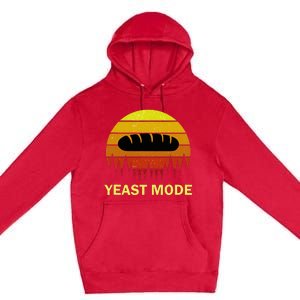 Yeast Mode Funny Bread Maker Pun Quote For Baking Bakers Premium Pullover Hoodie