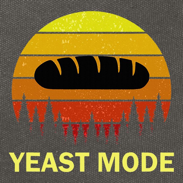 Yeast Mode Funny Bread Maker Pun Quote For Baking Bakers Cotton Canvas Backpack